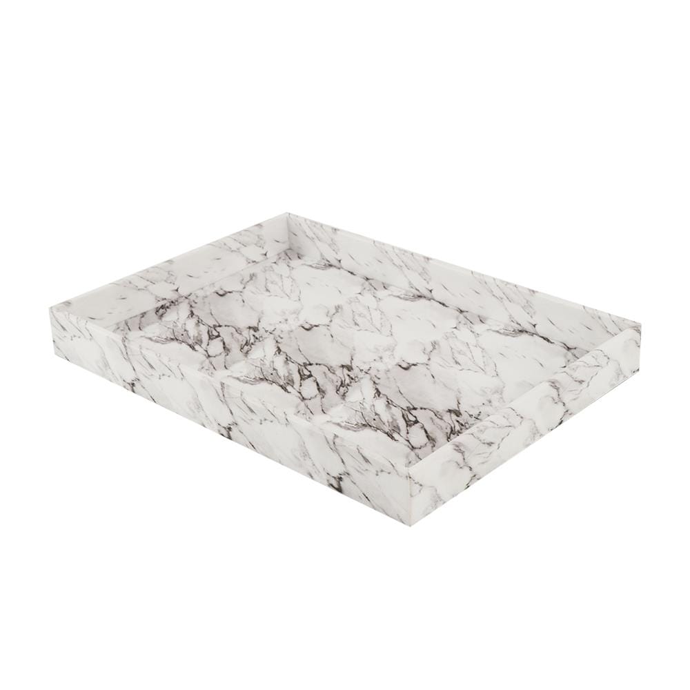 ถาด PVC KAN LEATHER MARBLE L 25x35 ซม.