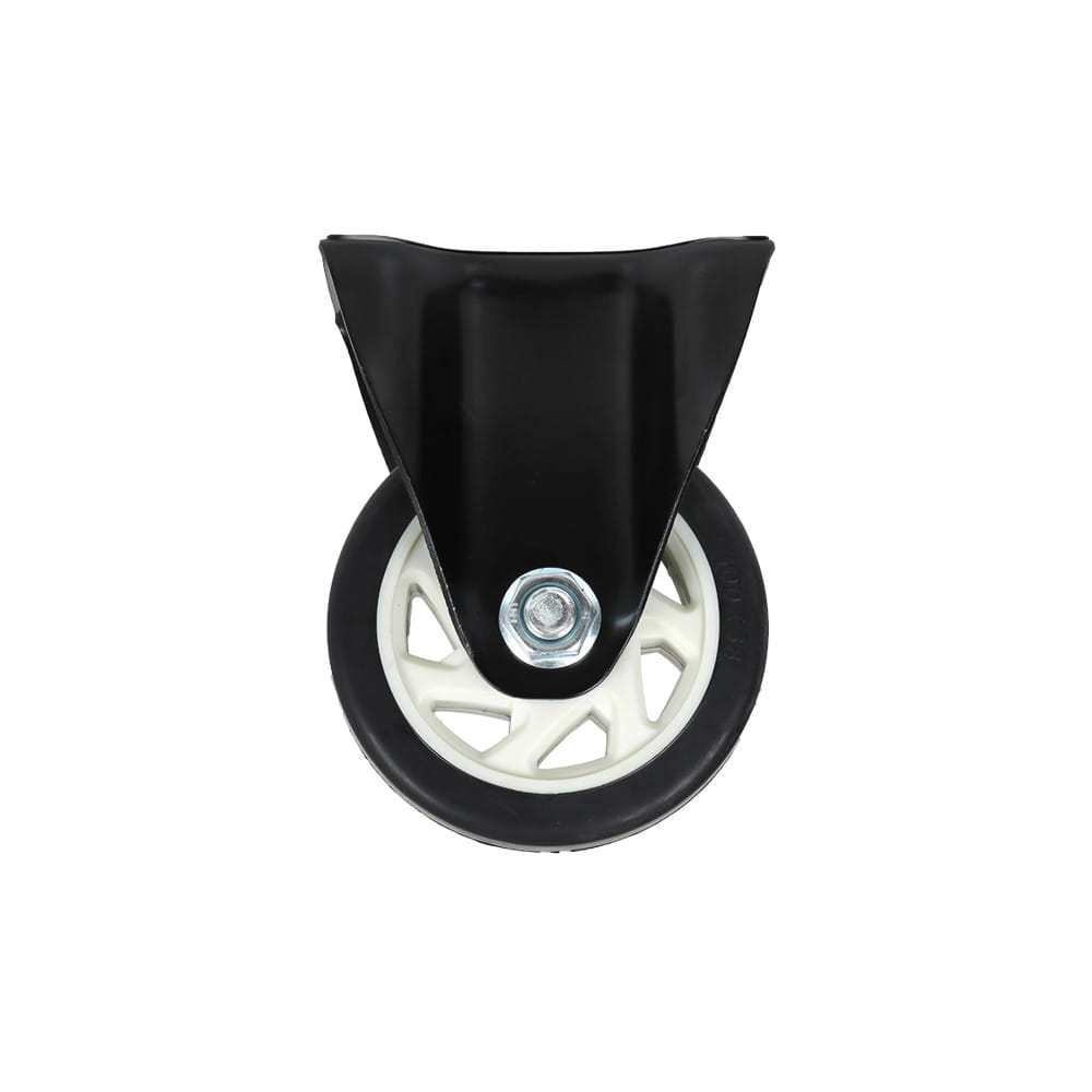 ลูกล้อ PU DEXZON 623100 แป้นตาย 4 นิ้ว สีดำ