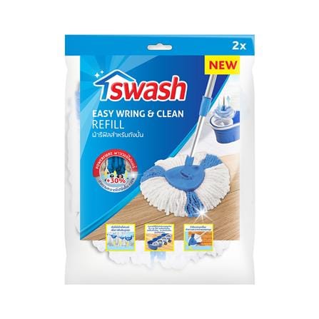 ผ้าม็อบไมโครไฟเบอร์สามเหลี่ยม SWASH 15 นิ้ว (แพ็ก ...