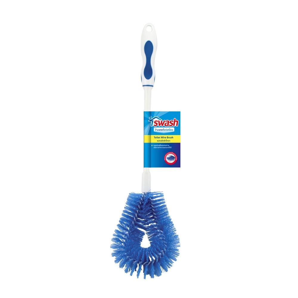 แปรงไนล่อนล้างสุขภัณฑ์ SWASH สีฟ้า