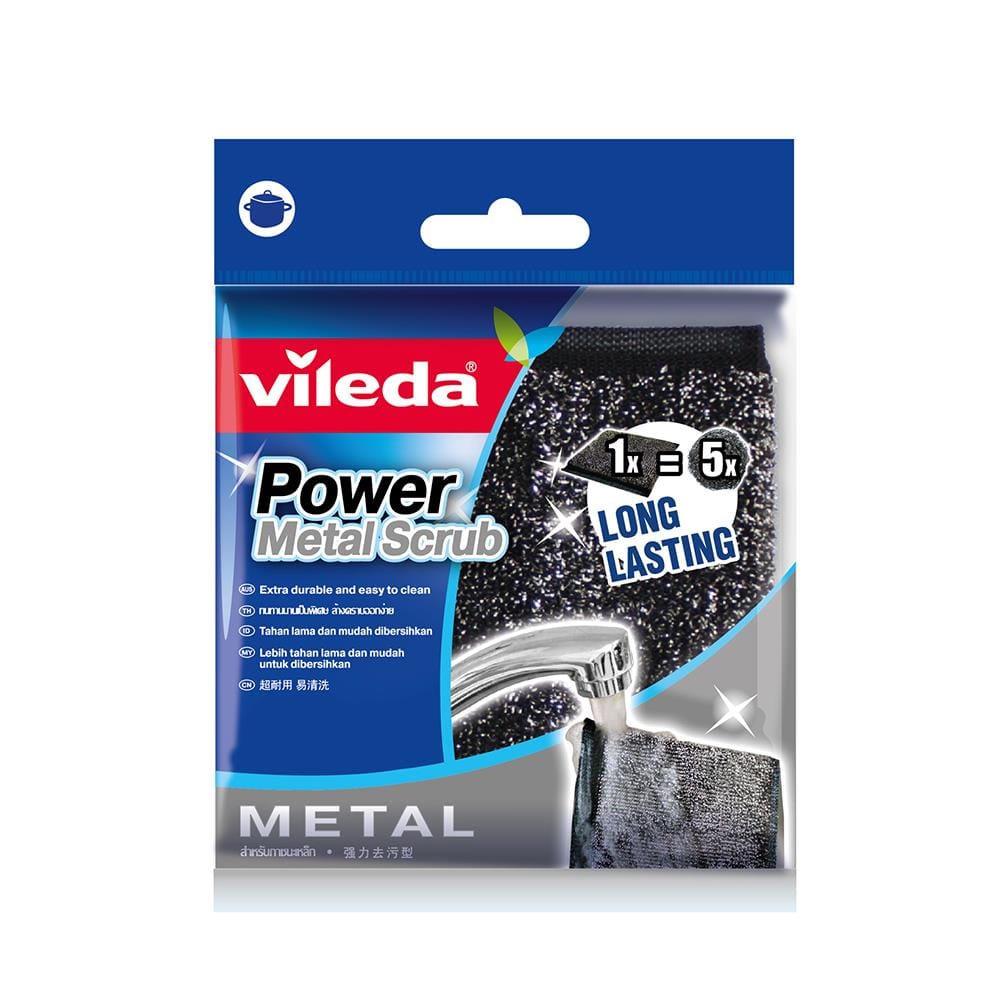 ฝอยสเตนเลสแผ่น VILEDA 10g