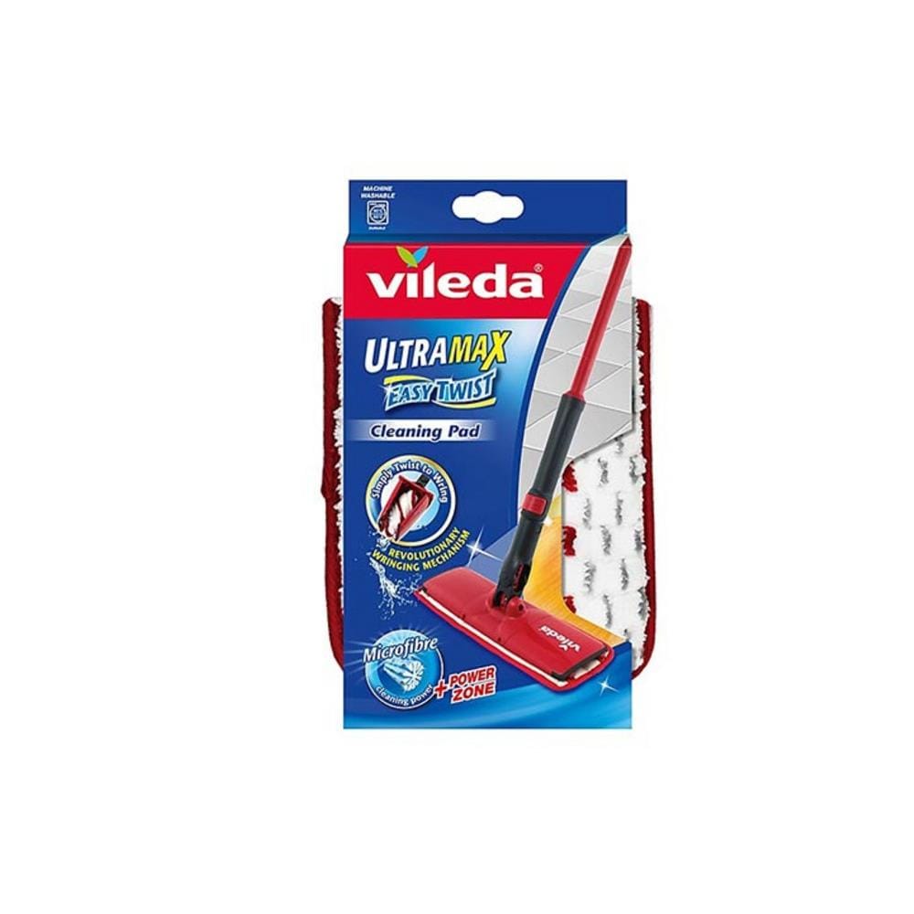 ผ้าม็อบไมโครไฟเบอร์ VILEDA ULTRAMAX EASY TWIST 12 นิ้ว สีขาว