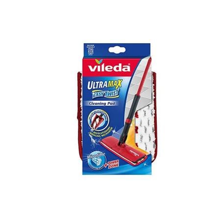 ผ้าม็อบไมโครไฟเบอร์ VILEDA ULTRAMAX EASY TWIST 12 นิ้ว สีขาว_0