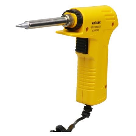 หัวแร้งปืนปรับความร้อนสูง KRUKER 130 วัตต์ สีเหลือง_1