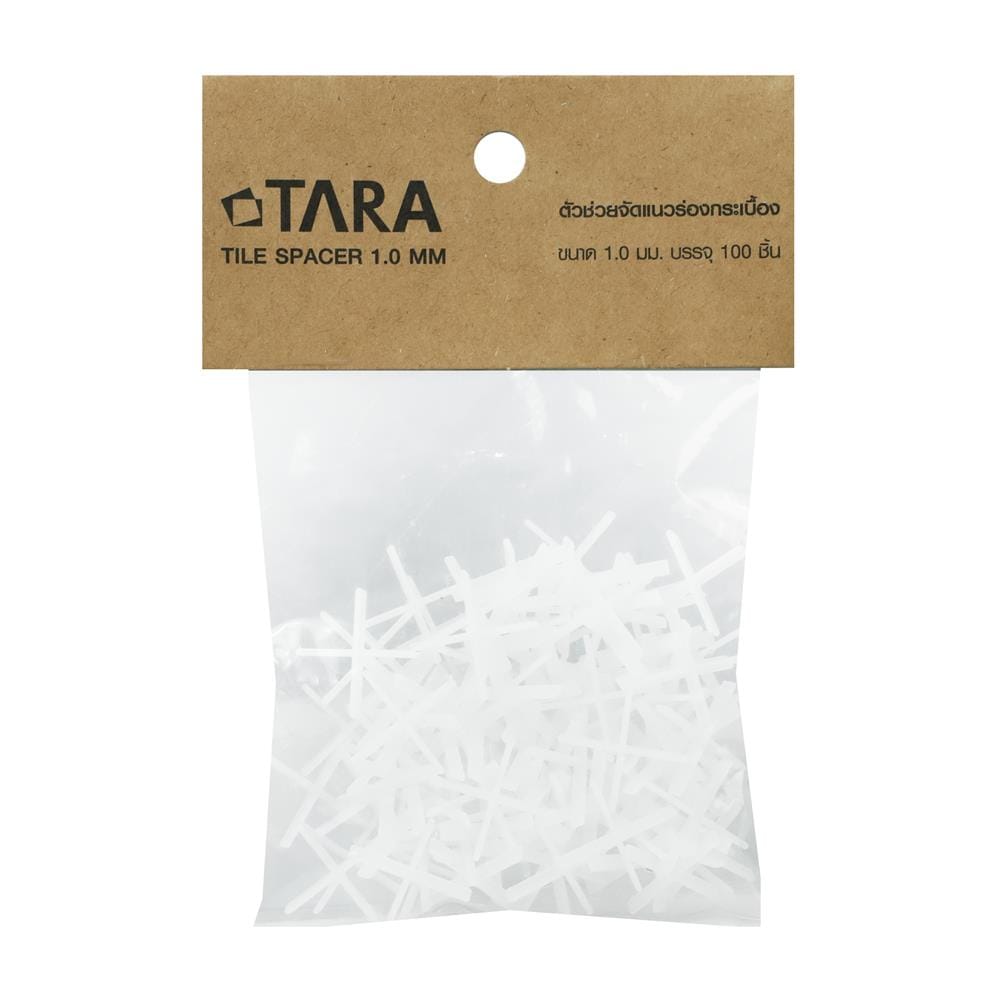 ตัวช่วยจัดแนวร่องกระเบื้อง TARA ขนาด 1.0 มม.