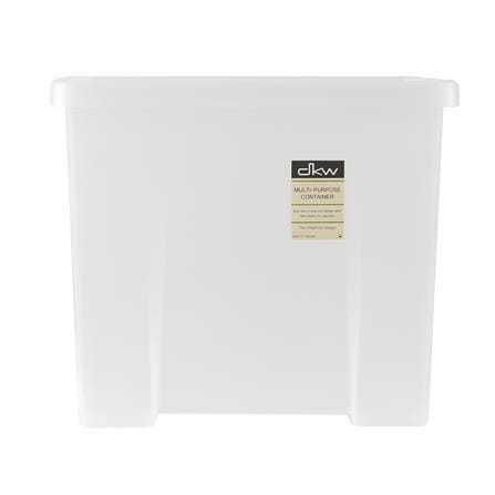 กล่องเก็บของ ฝาล็อค DKW A4 28.6x38.5x33 ซม. สีขาว_0