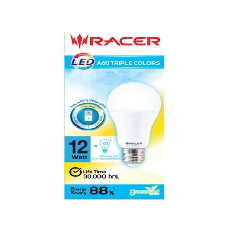 หลอด LED RACER BULB A60 12 วัตต์ DAYLIGHT/COOL WHITE/WARM WHITE E27_1
