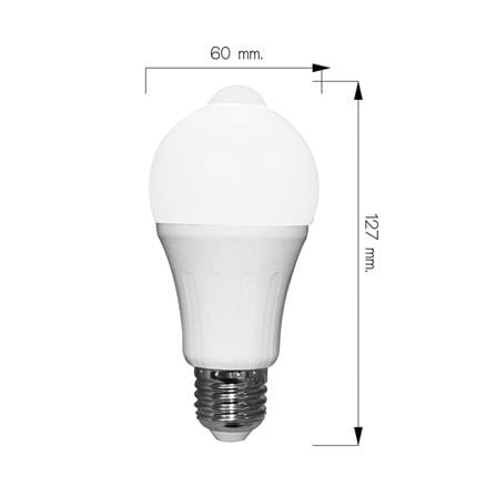 หลอด LED NAGAS MOTION SENSOR A27 12 วัตต์ DAYLIGHT E27_3