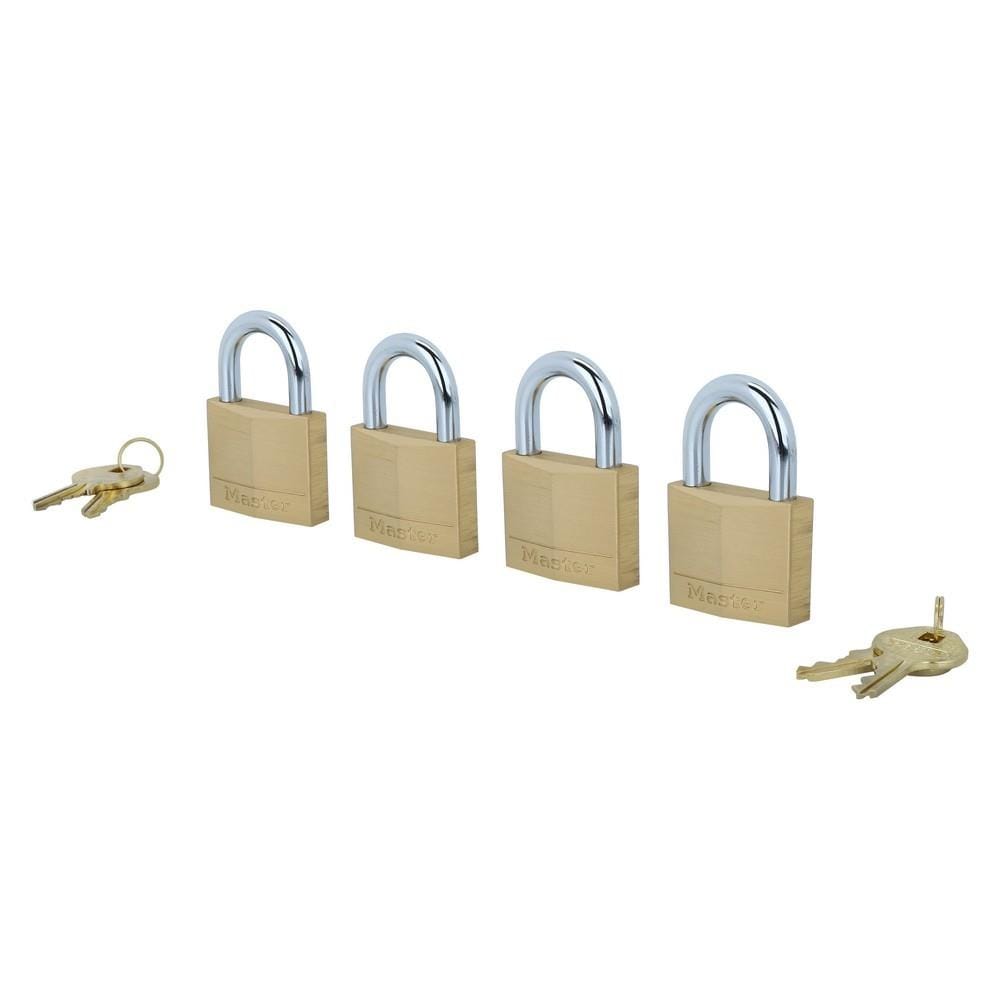 กุญแจคีย์อะไลก์ MASTER LOCK 140EURQ 40 มม. สีทอง 4 ตัว/ชุด