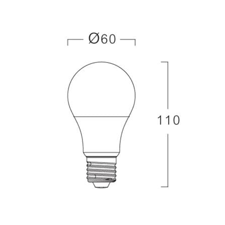 หลอด LED LUMAX ECO SENSOR 9 วัตต์ WARMWHITE E27_1