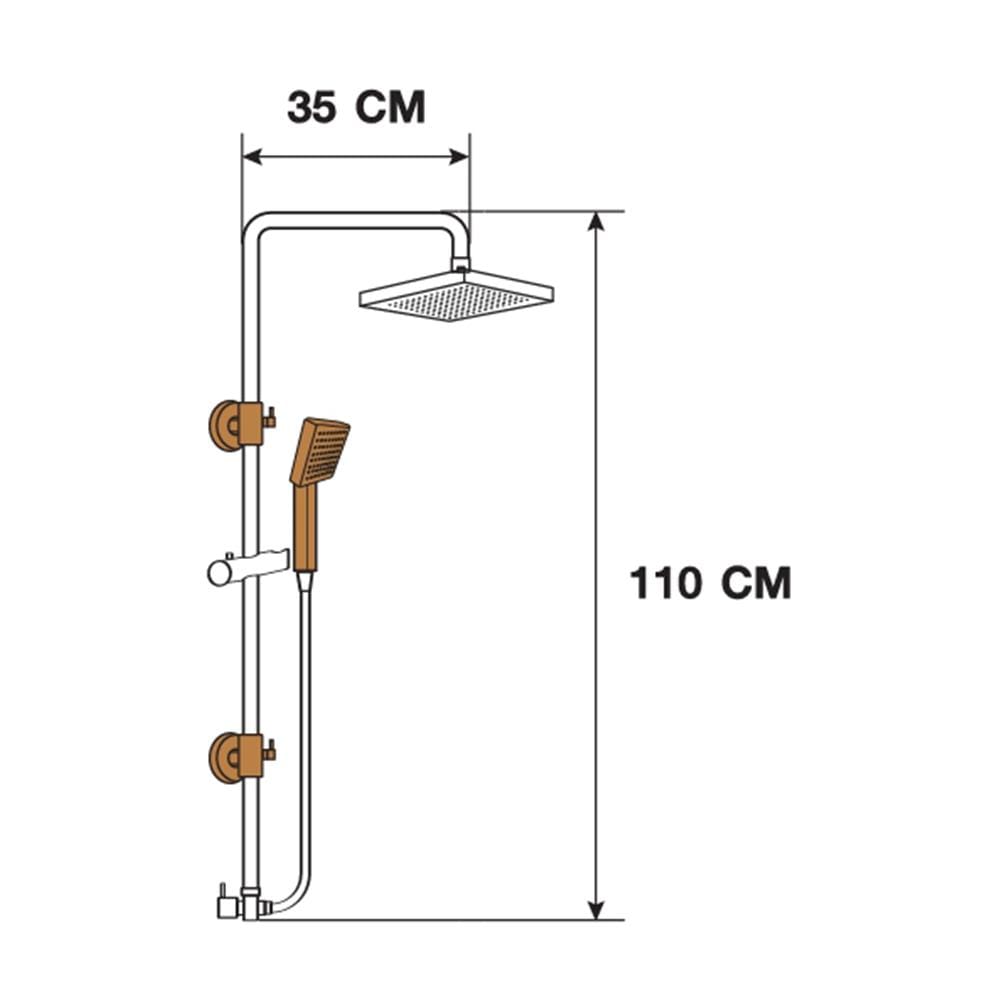 ฝักบัว RAIN SHOWER เดี่ยว MOYA MY-1300