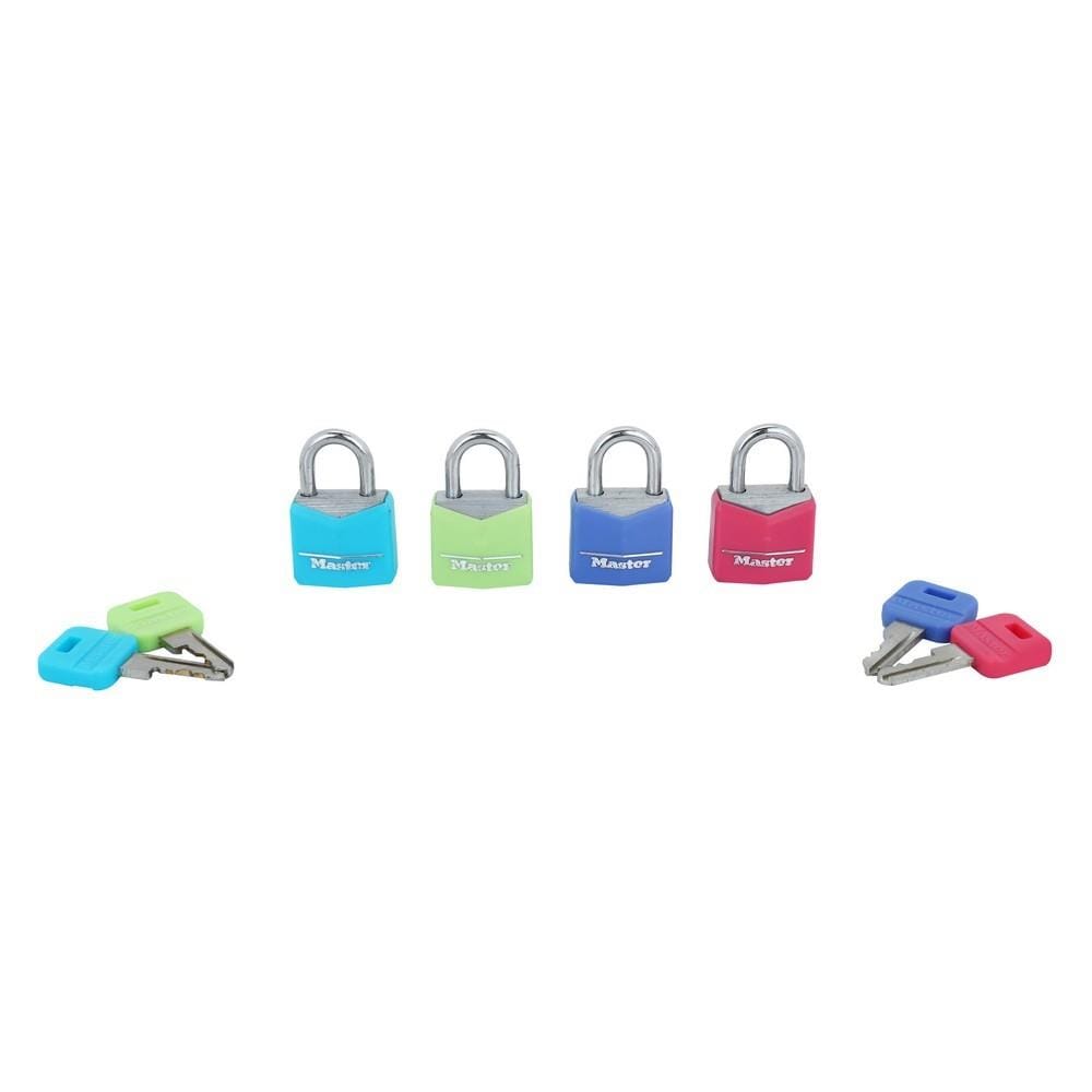 กุญแจคีย์อะไลก์ MASTER LOCK 9120EURQCOLNOP 20 มม. 4 ตัว/ชุด