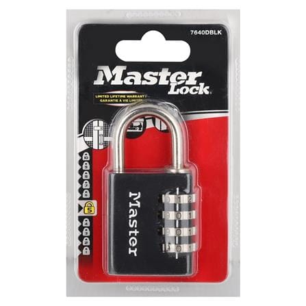 กุญแจรหัสคล้อง MASTER LOCK 7640EURDBLK 40 มม._3