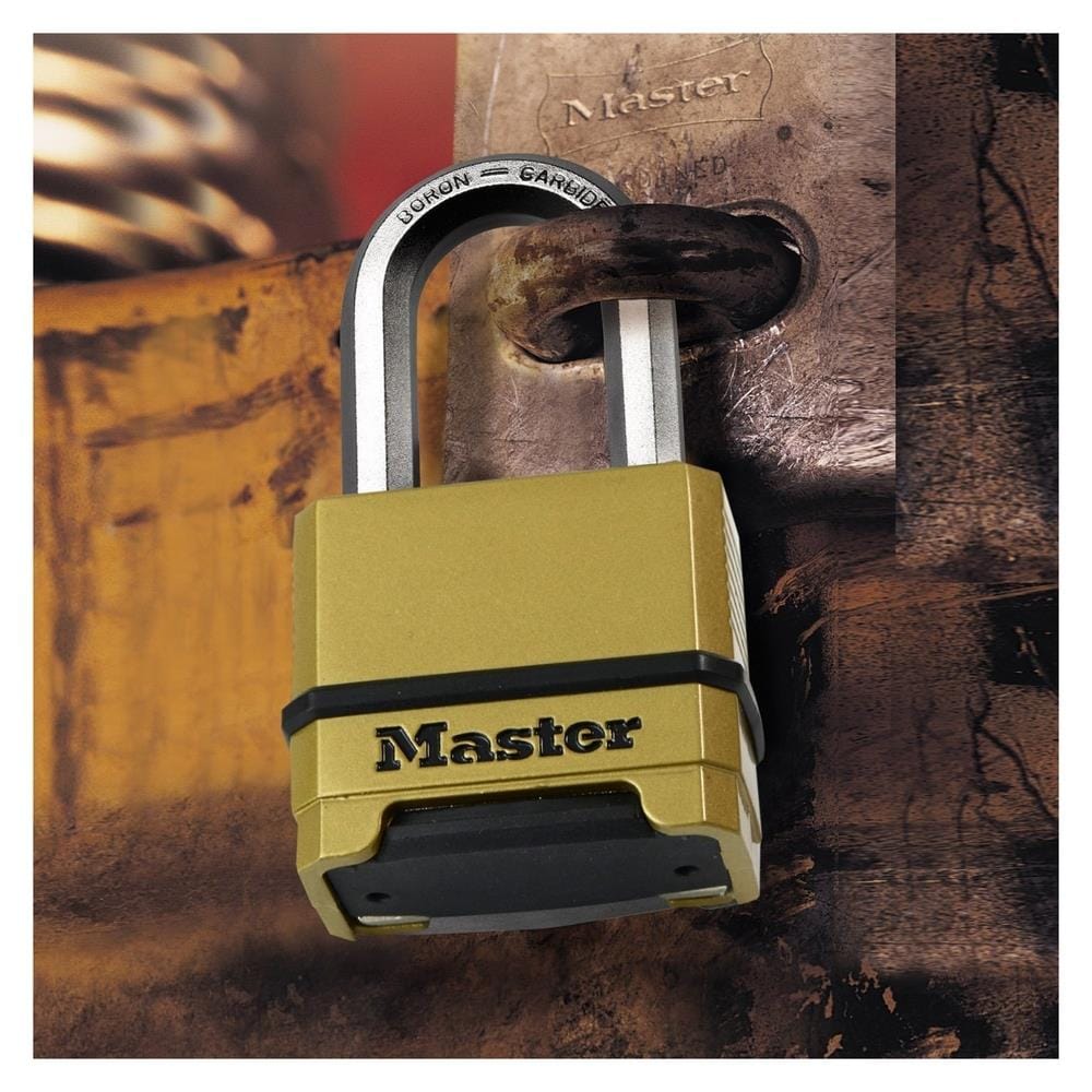 กุญแจรหัส MASTER LOCK M175EURDLH 51 มม. สีทองเหลือง