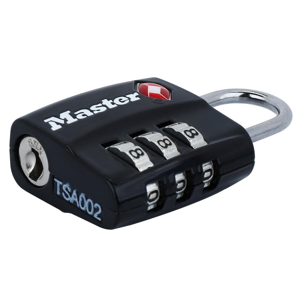 กุญแจรหัส MASTER LOCK 4680EURDBLK 30 มม. สีดำ