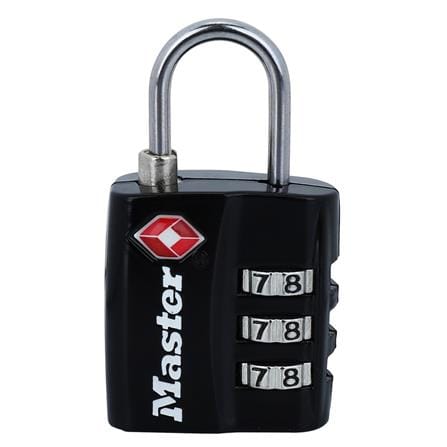 กุญแจรหัส MASTER LOCK 4680EURDBLK 30 มม. สีดำ_0