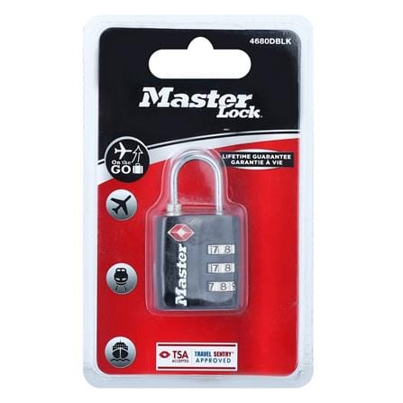 กุญแจรหัส MASTER LOCK 4680EURDBLK 30 มม. สีดำ_2