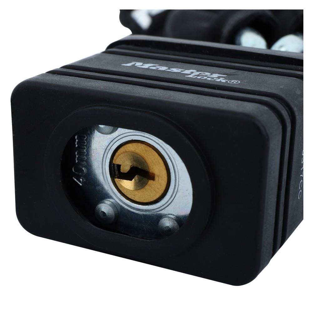 กุญแจโซ่คล้อง MASTER LOCK 8390EURDPRO 7 มม. x 0.9 ม. สีดำ