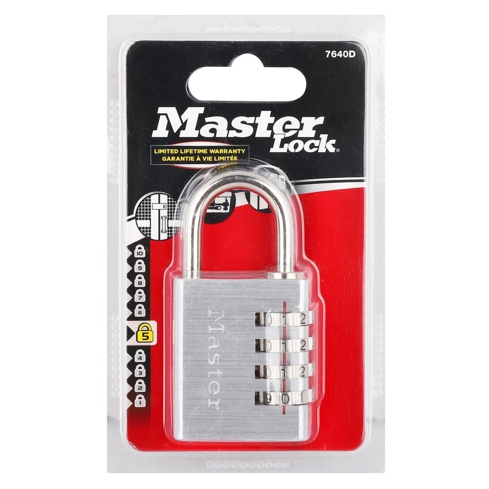 กุญแจรหัสคล้อง MASTER LOCK 7640EURD 40 มม.