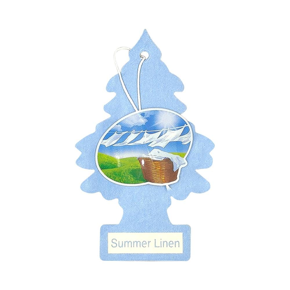 แผ่นหอมปรับอากาศ LITTLE TREES  0.21g SUMMER LINEN