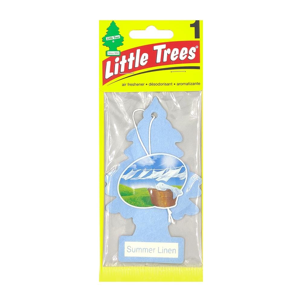 แผ่นหอมปรับอากาศ LITTLE TREES  0.21g SUMMER LINEN