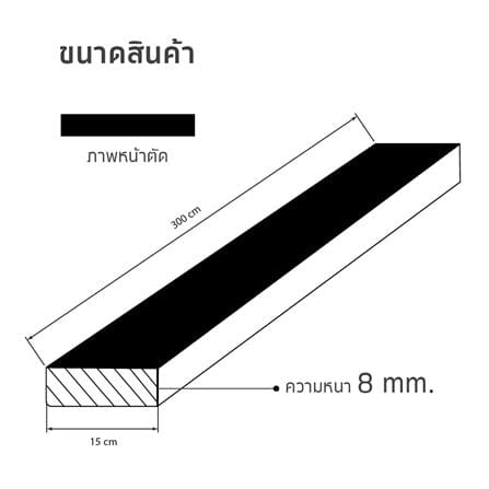 ไม้ฝา SHERA ชายน์ไลท์ 15X300X0.8 ซม. สีสักทอง 5 แผ่น_6