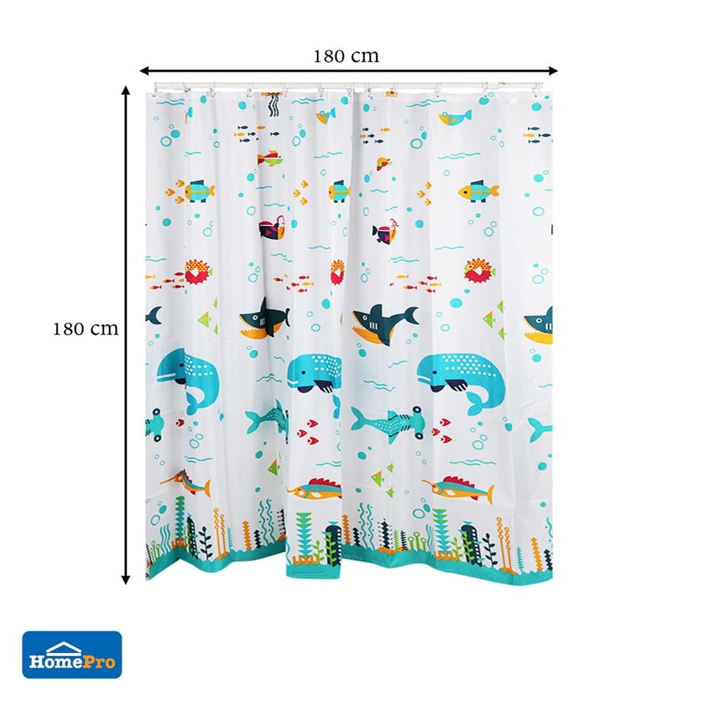 ม่านห้องน้ำ POLYESTER  MOYA ACS18001 180x180ซม.