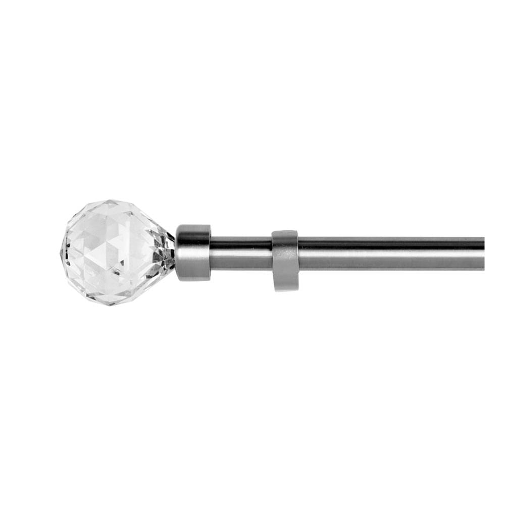 รางเหล็ก ยืดหด HOME LIVING STYLE DEW DROP 110-210 ซม. สีเงิน