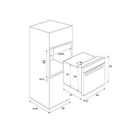 เตาอบฝัง TEKA HBB 615 GD 60 ซม._2