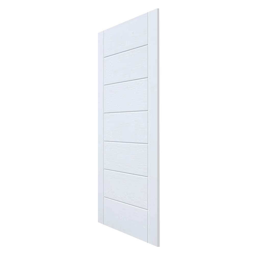 ประตูภายนอก ไฟเบอร์กลาส ECO-DOOR 9P 80X200 ซม. สีขาว