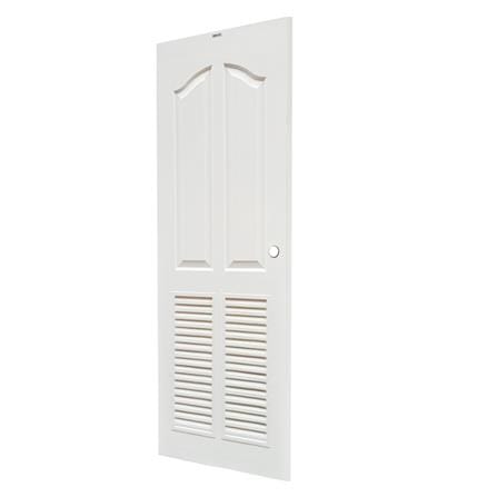 ประตูห้องน้ำ UPVC PARAZZO ML006 S 70X200 ซม. สีขาว เจาะลูกบิด_1