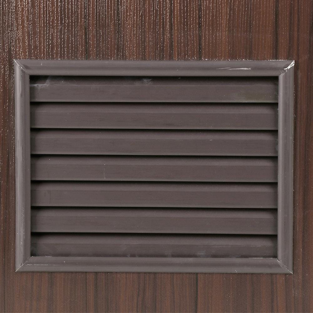 ประตูห้องน้ำ UPVC AZLE LT-05 เกล็ด 70X200 ซม. สีน้ำตาล-สีโอ๊ค เจาะลูกบิด
