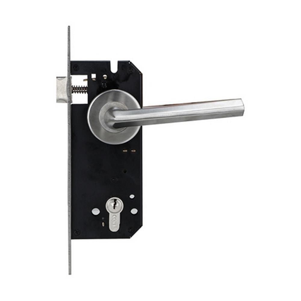 มือจับก้านโยกห้องทั่วไป MORTISE  COLT C1K01 S02 049 สีสเตนเลส