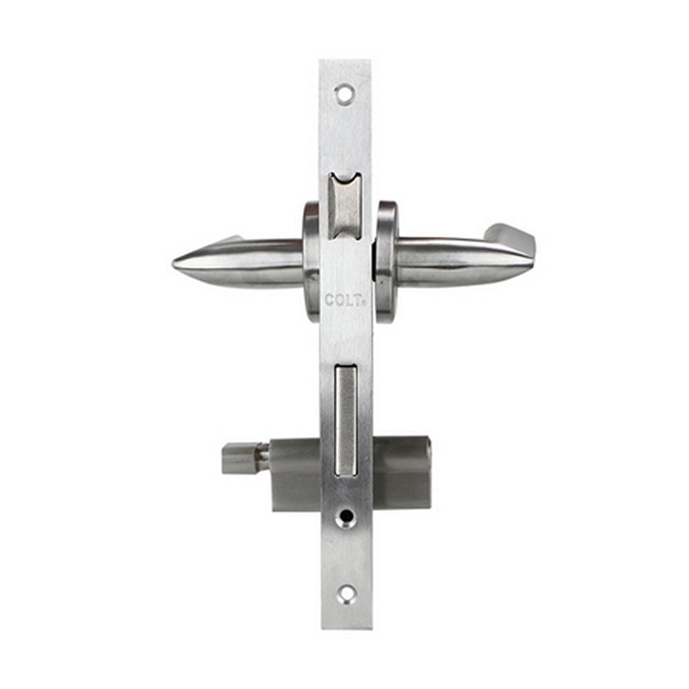 มือจับก้านโยกห้องทั่วไป MORTISE  COLT C1K01 S02 049 สีสเตนเลส