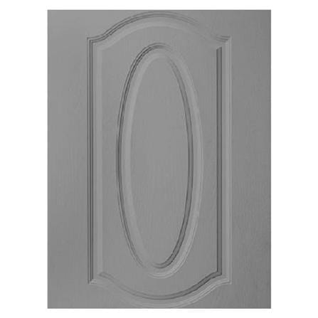 ประตูภายนอก UPVC AZLE MR002 80X200 ซม. สีเทา เจาะลูกบิด_2
