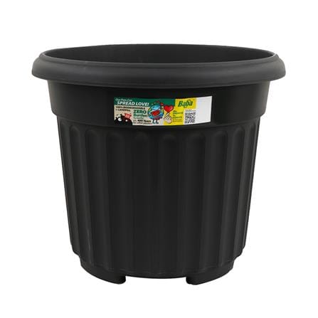 กระถางพลาสติก BABA RD-310 สี CHARCOAL