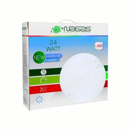 ไฟเพดาน LED NAGAS ALMA BR-5 16 นิ้ว 24 วัตต์ DAYLIGHT สีขาว_3