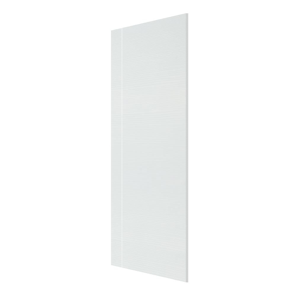 ประตูภายนอก UPVC AZLE MD5 90X220 ซม. สีขาว ไม่เจาะลูกบิด