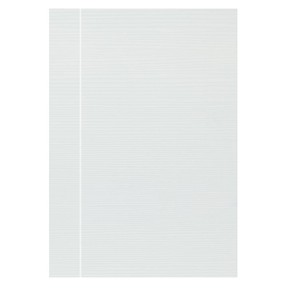 ประตูภายนอก UPVC AZLE MD5 90X220 ซม. สีขาว ไม่เจาะลูกบิด