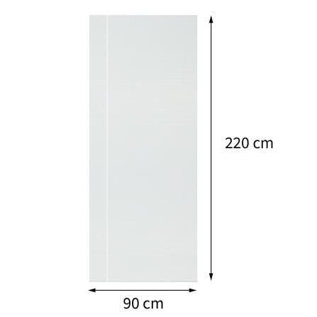 ประตูภายนอก UPVC AZLE MD5 90X220 ซม. สีขาว ไม่เจาะลูกบิด_5