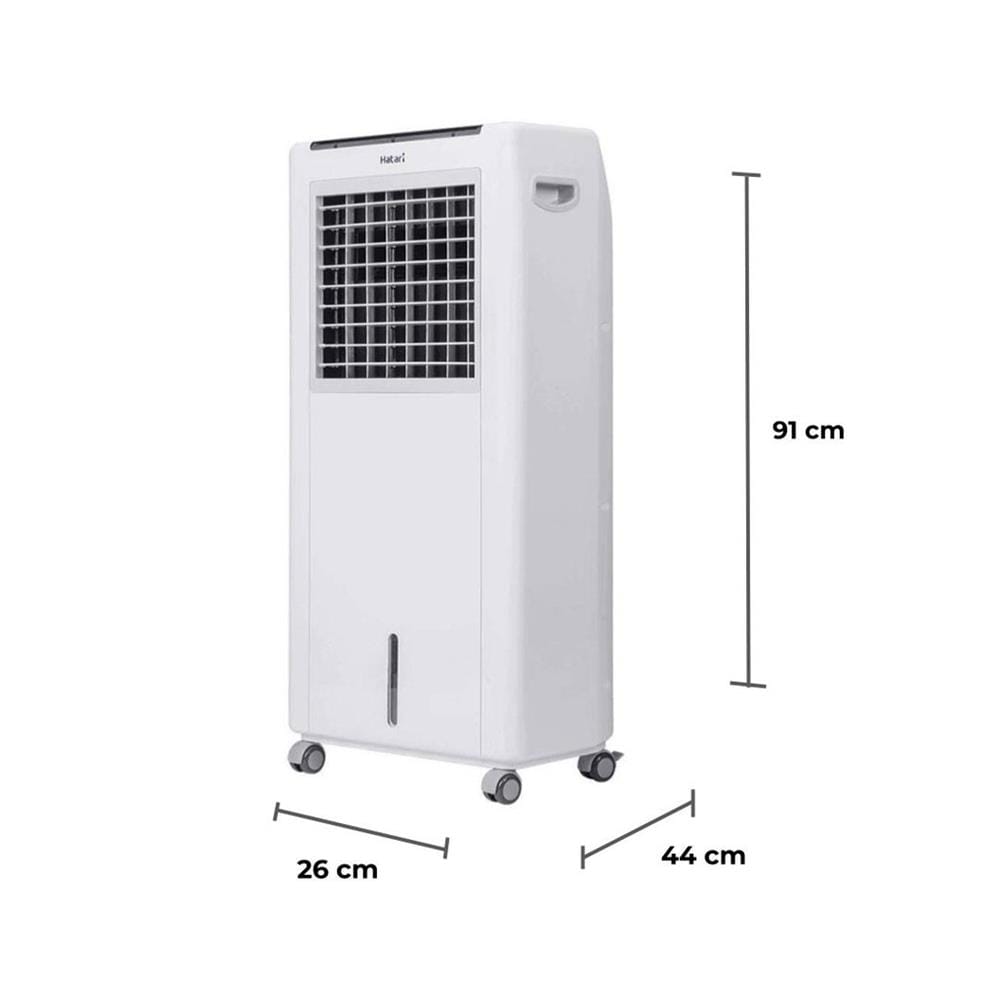 พัดลมไอเย็น HATARI AC CLASSIC1 8 ลิตร สีขาว