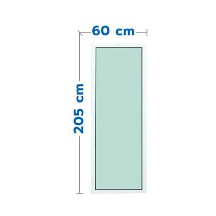 FIXED UPVC WINDOW HOFFEN 60X205 CM WHITE