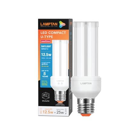 หลอด LED LAMPTAN COMPACT U-Type 12.5 วัตต์ DAYLIGHT E27_1