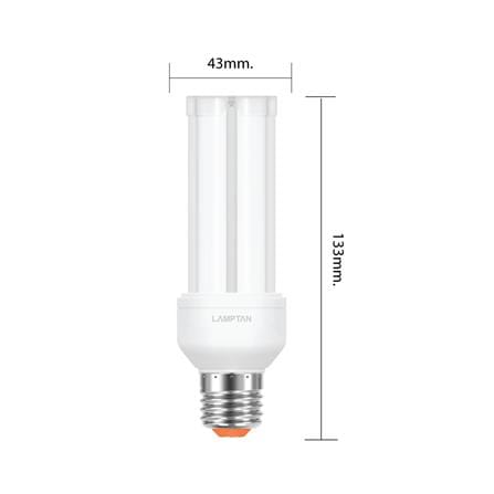 หลอด LED LAMPTAN COMPACT U-Type 12.5 วัตต์ DAYLIGHT E27_3