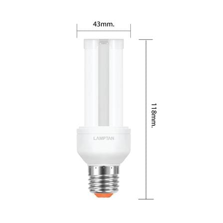 หลอด LED LAMPTAN COMPACT U-Type 9.5 วัตต์ WARM WHITE E27_4