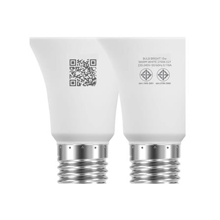 หลอด LED LAMPTAN A60 BRIGHT 15 วัตต์ WARM WHITE E27_5