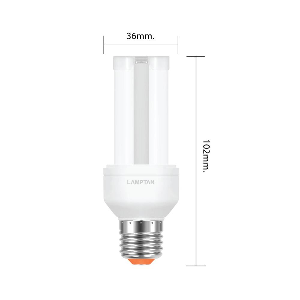 หลอด LED LAMPTAN COMPACT U-Type 5.5 วัตต์ WARM WHITE E27