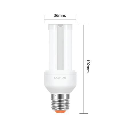 หลอด LED LAMPTAN COMPACT U-Type 5.5 วัตต์ WARM WHITE E27_4
