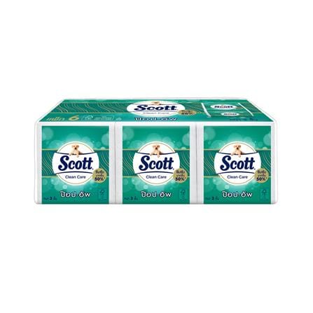 กระดาษ POP UP SCOTT CLEAN CARE 60 แผ่น (แพ็ก 6 ชิ้...