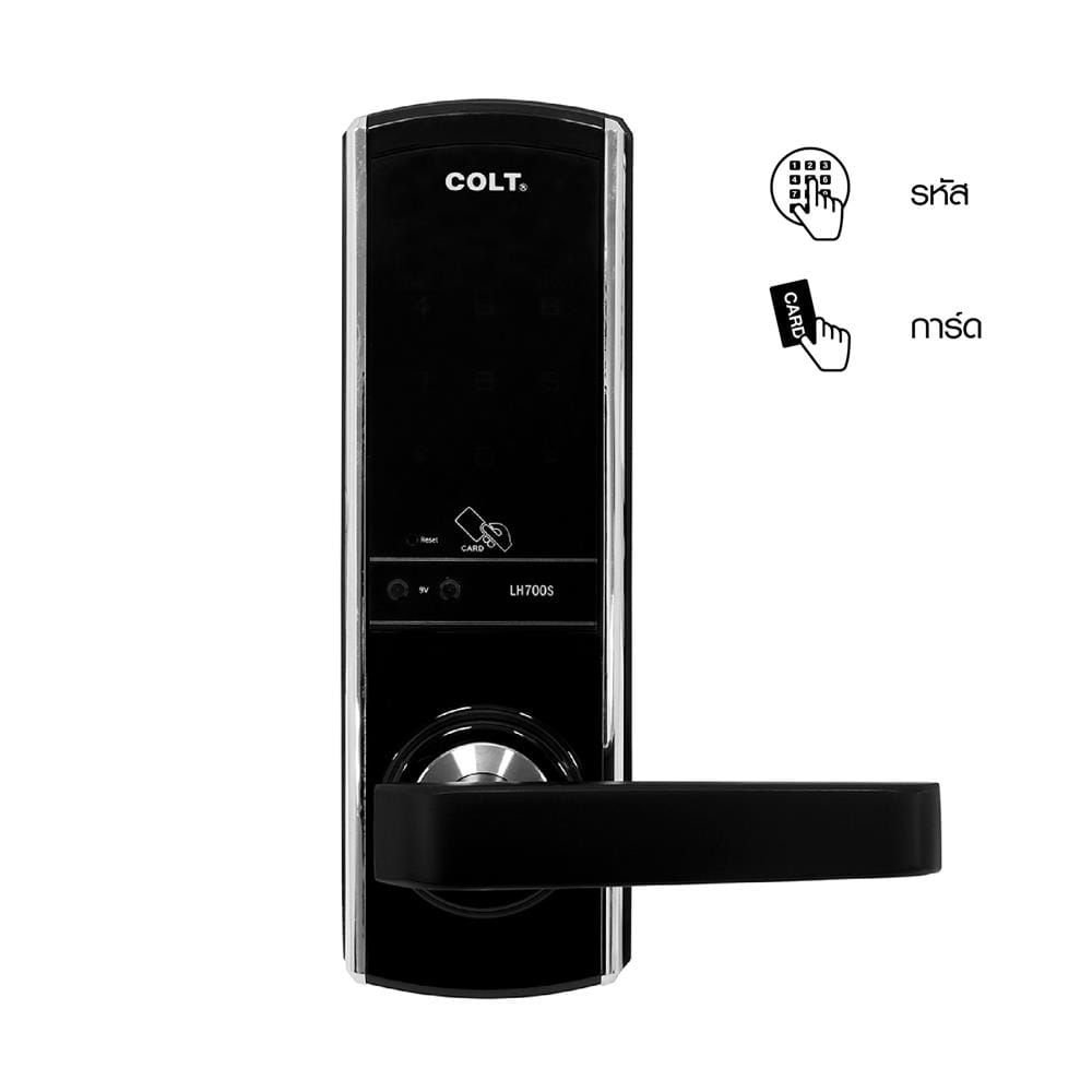 กลอนดิจิตอล COLT LH700-SSPC สีดำ_1